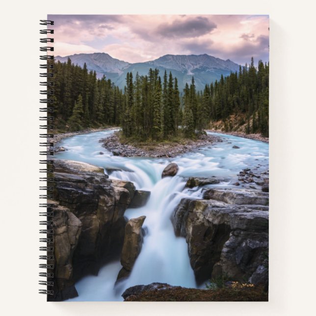 Cuaderno Cataratas de Sunwapta | Parque nacional Jasper (Anverso)