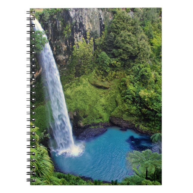 Cuaderno Cataratas de velo de novias, NZ (Frente)