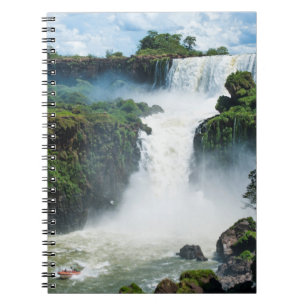 Cuaderno Cataratas del Iguazú rodeado de selva