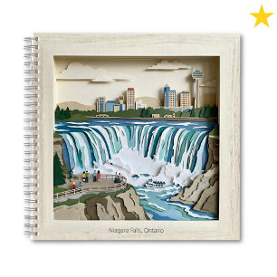 Cuaderno Cataratas del Niágara Ontairo Canadá Collage de Pa
