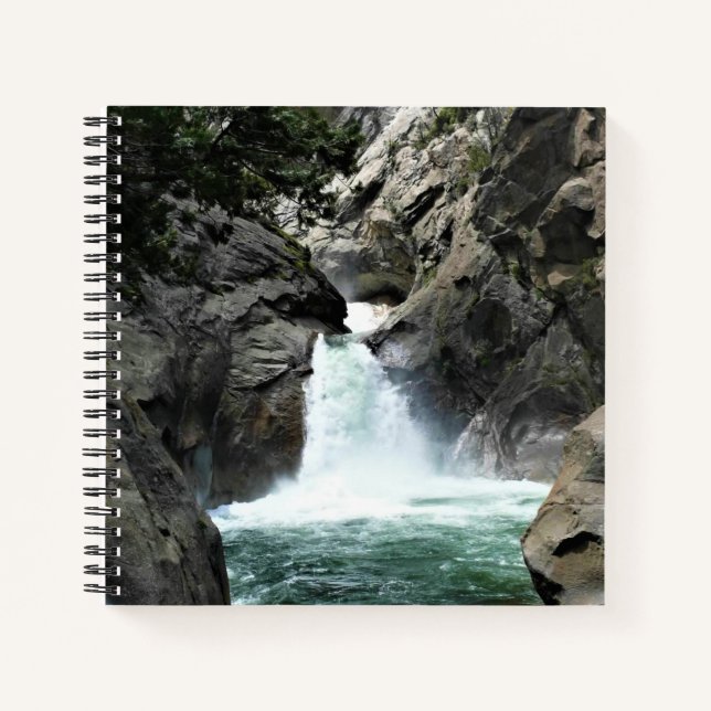 Cuaderno Cataratas del río Roaring, Cañón del Rey, CA (Anverso)