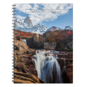 Cuaderno Cataratas Montaña Fitz Roy, Argentina