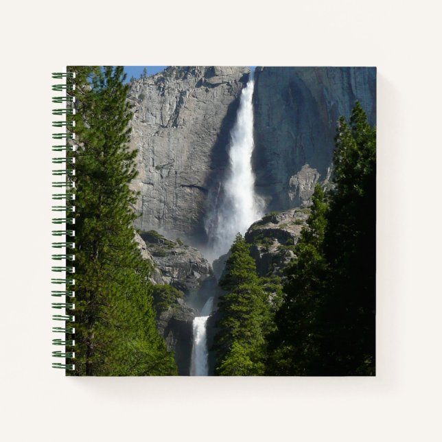 Cuaderno Cataratas Yosemite II del Parque Nacional Yosemite (Anverso)