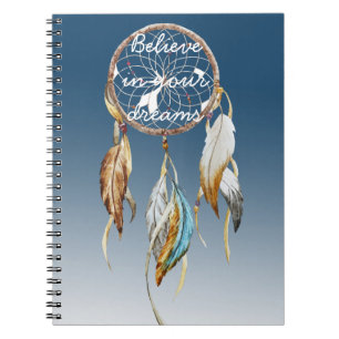 Cuaderno Catcher de los sueños de Navy Blue Ombre