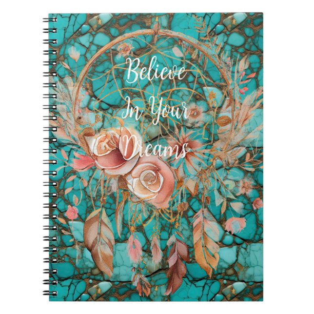 Cuaderno Catcher del sueño turquesa (Frente)