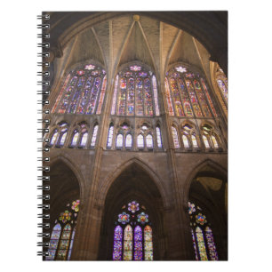 Cuaderno Catedral de León, vidrieras interiores