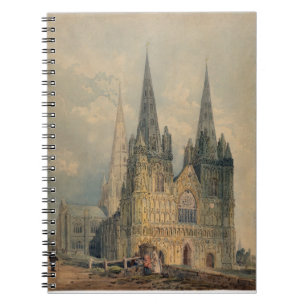 Cuaderno Catedral de Lichfield, Staffordshire, 1794 (w/c