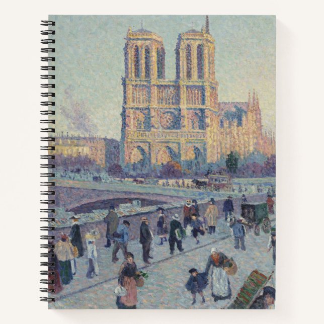 Cuaderno Catedral de Notre Dame de París Pintura clásica de (Anverso)
