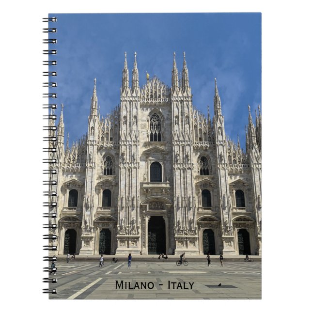 Cuaderno Catedral del Duomo de Milán - Italia (Frente)