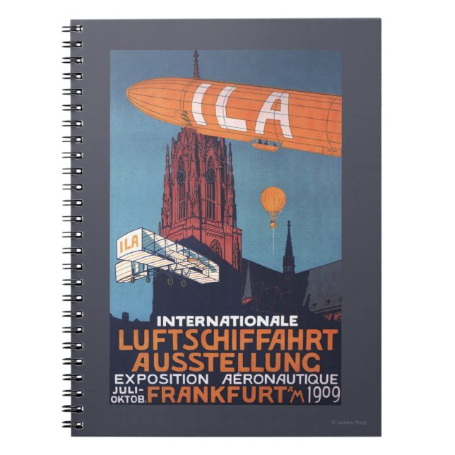 Cuaderno Catedral Roja - 1ª Exposición Aeronáutica (Frente)