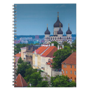 Cuaderno Catedral y paisaje urbano Estonia