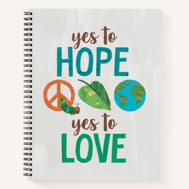 Cuaderno Caterpillar de Hambre | Sí a la esperanza (Anverso)