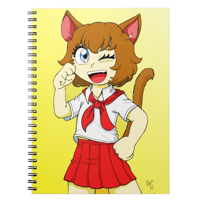 Cuaderno catgirl Diana (Frente)