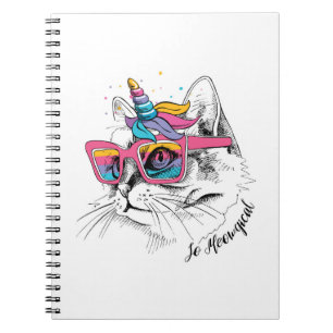 Cuaderno Caticorn el   tan Meowgical