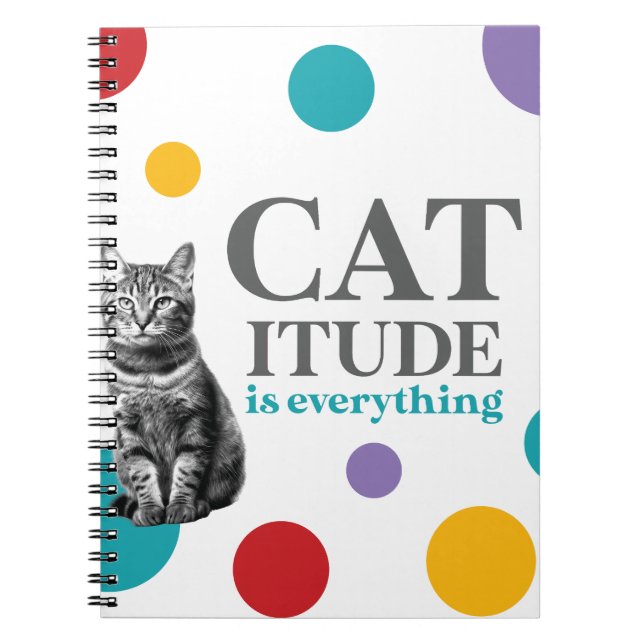 Cuaderno Catitude is everything (Frente)