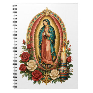Cuaderno Católica Beata Virgen María Guadalupe Religiosa