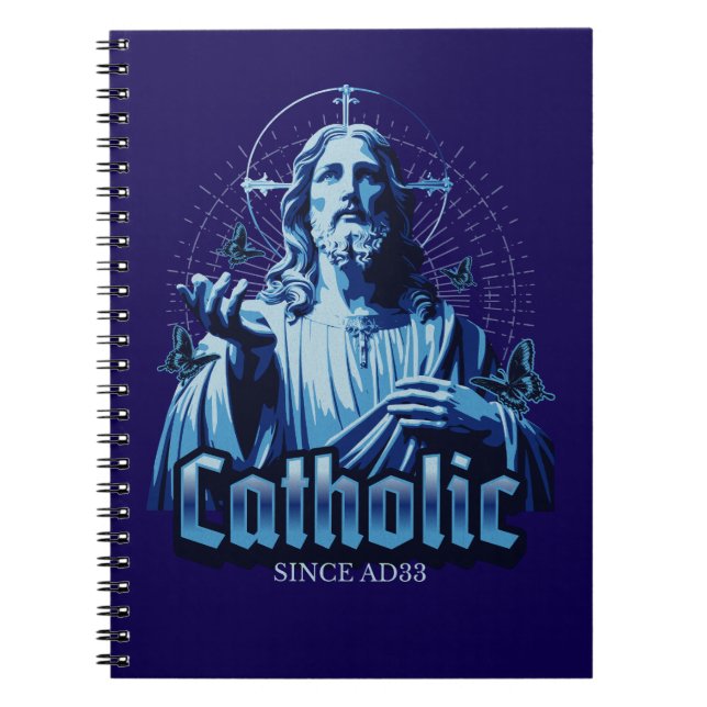 Cuaderno Católico Romano desde AD33 Jesucristo (Frente)