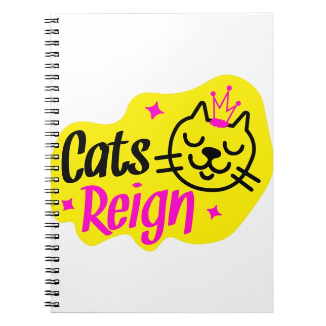 Cuaderno cats reign (Frente)