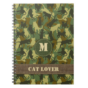 Cuaderno Cats Woodland Camouflage