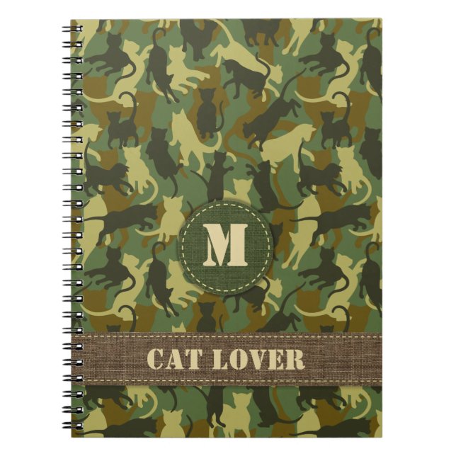 Cuaderno Cats Woodland Camouflage (Frente)