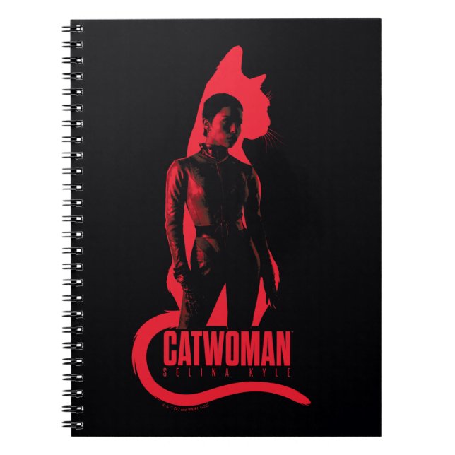 Cuaderno Catwoman Selina Kyle Cat Silhouette (Frente)