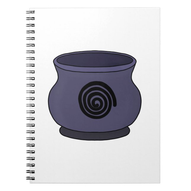 Cuaderno Cauldron de espiritualidad de vida espiral (Frente)