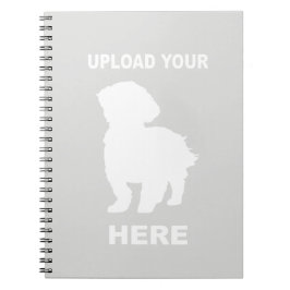 Cuaderno Cavachon Notebook, sube tu foto de perro