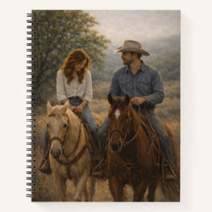 Cuaderno Cayendo al paso Arte de caballo occidental Cua