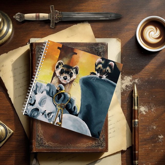 Cuaderno Cayos de ferret cute (Subido por el creador)