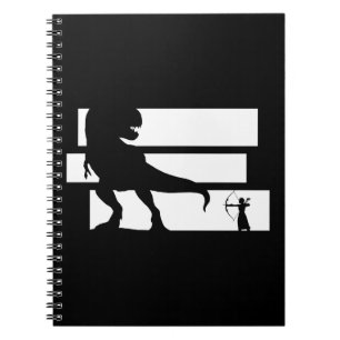 Cuaderno Caza con Arco de Dinosaurios Fantasía Arquería