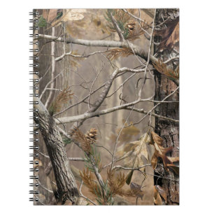 Cuaderno Caza de camuflaje en Camo Libro de notas sobre la 