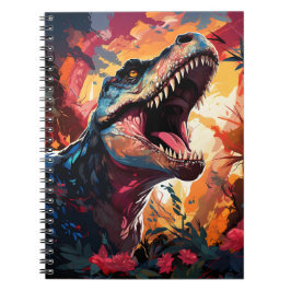 Cuaderno Caza de dinosaurio favorito de animales prehistóri