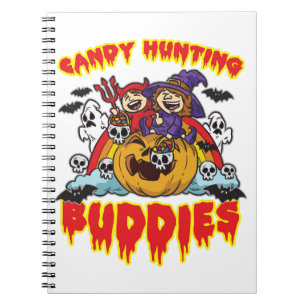 Cuaderno Caza de dulces Buda Costume gemelo Halloween