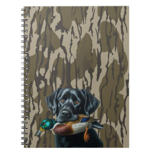 Cuaderno Caza de Patos Labrador Recuperador de Camo Bottoml