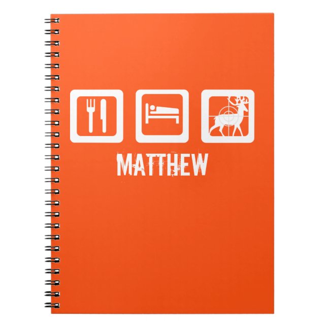 Cuaderno Caza de sueño de comer (Frente)