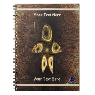 Cuaderno Caza Inuit Fractal Sobre La Piel Caribou