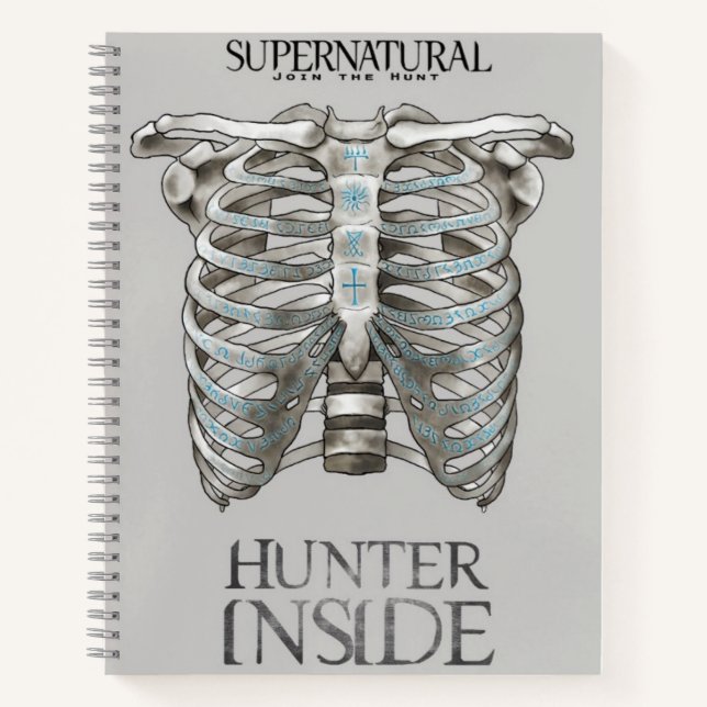 Cuaderno Cazador de Notas Negras Dentro (Anverso)