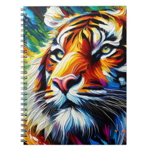 Cuaderno Cazador del Espectro – Retrato de Tigre Vívido