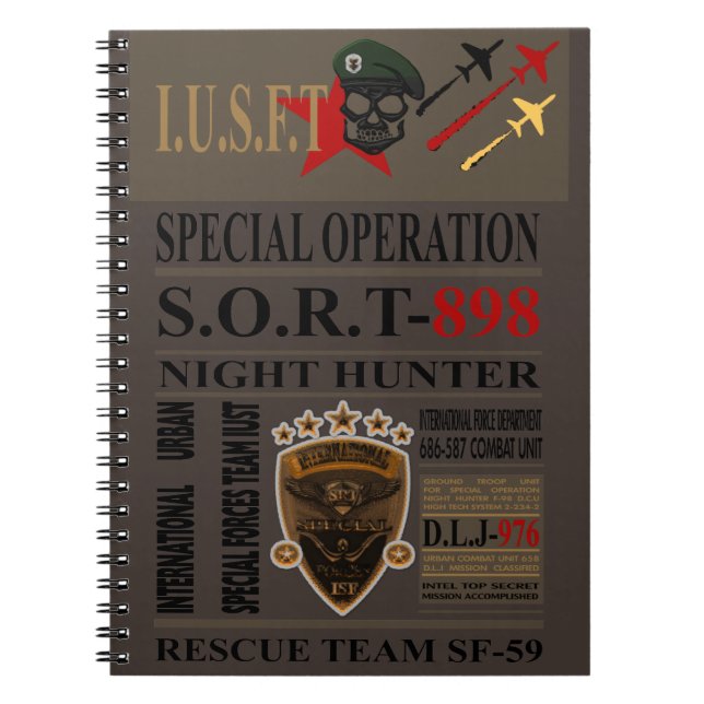 Cuaderno Cazador nocturno (Frente)