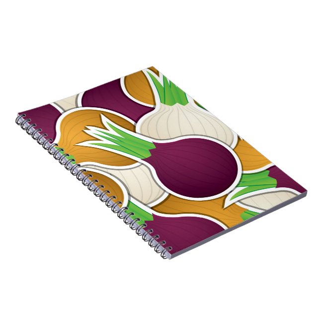 Cuaderno Cebollas mixtas funky (Lado Derecho)