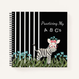 Cuaderno Cebra de camuflaje con bloc de notas en espiral de