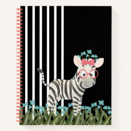 Cuaderno Cebra de camuflaje con bloc de notas en espiral de
