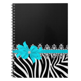 Cuaderno Cebra de Delilah del diamante (trullo)