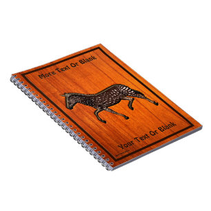 Cuaderno Cebra de dot de polka tallada