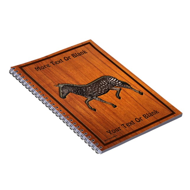 Cuaderno Cebra de dot de polka tallada (Lado Derecho)