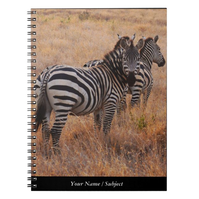 Cuaderno Cebra en Kenia (Frente)