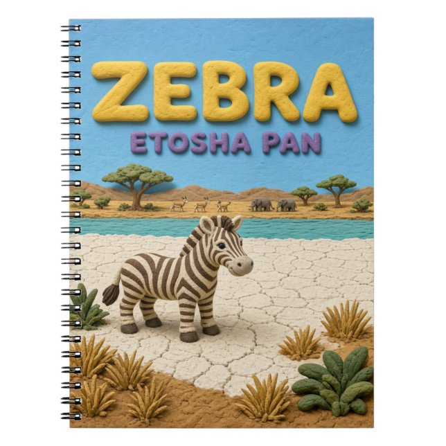 Cuaderno Cebra Etosha Pan Modern KlayKoo (Frente)