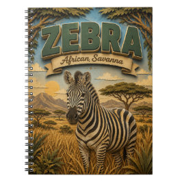 Cuaderno Cebra Sabana Africana POPCUT