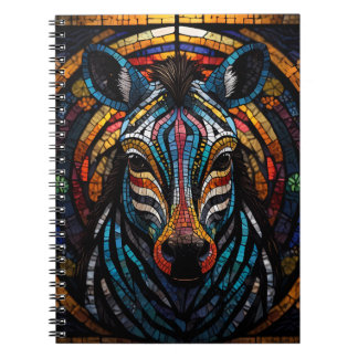 Cuaderno Cebra vibrante de mosaico