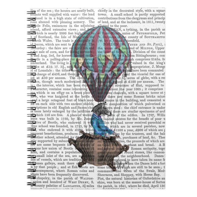 Cuaderno Cebra voladora (Frente)